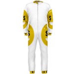 Money Eyes Emoji OnePiece Jumpsuit (Men)