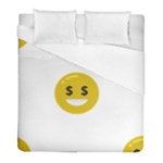 Money Eyes Emoji Duvet Cover (Full/ Double Size)