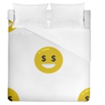 Money Eyes Emoji Duvet Cover (Queen Size)