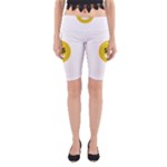 Money Eyes Emoji Yoga Cropped Leggings