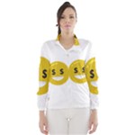 Money Eyes Emoji Wind Breaker (Women)