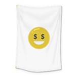 Money Eyes Emoji Small Tapestry