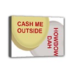 cash me outside howbow dah Mini Canvas 7  x 5  (Stretched)