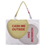 cash me outside howbow dah Medium Zipper Tote Bag