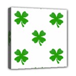 St Patrick Clover Shamrock Emoji Mini Canvas 8  x 8  (Stretched)