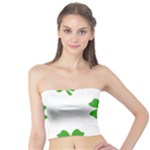 St Patrick Clover Shamrock Emoji Tube Top