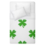 St Patrick Clover Shamrock Emoji Duvet Cover (Single Size)