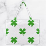 St Patrick Clover Shamrock Emoji Medium Tote Bag