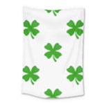 St Patrick Clover Shamrock Emoji Small Tapestry