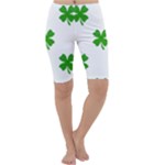 St Patrick Clover Shamrock Emoji Cropped Leggings 