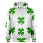 St Patrick Clover Shamrock Emoji Men s Pullover Hoodie