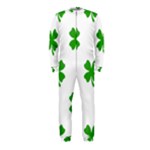 St Patrick Clover Shamrock Emoji OnePiece Jumpsuit (Kids)