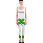 St Patrick Clover Shamrock Emoji OnePiece Catsuit