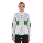 St Patrick Clover Shamrock Emoji Winter Jacket