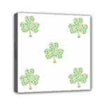 st patricks clover beer Mini Canvas 6  x 6  (Stretched)