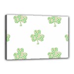 st patricks clover beer Canvas 18  x 12  (Stretched)