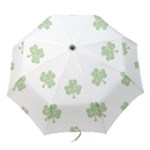 st patricks clover beer Folding Umbrella