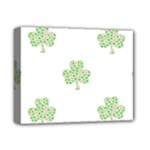 st patricks clover beer Deluxe Canvas 14  x 11  (Stretched)