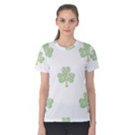 st patricks clover beer Women s Cotton Tee