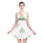 st patricks clover beer Reversible Skater Dress