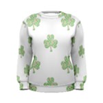 st patricks clover beer Women s Sweatshirt