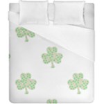 st patricks clover beer Duvet Cover (California King Size)