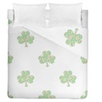 st patricks clover beer Duvet Cover Double Side (Queen Size)