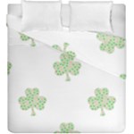 st patricks clover beer Duvet Cover Double Side (King Size)