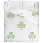 st patricks clover beer Duvet Cover Double Side (California King Size)