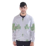 st patricks clover beer Wind Breaker (Men)