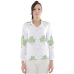 st patricks clover beer Wind Breaker (Women)