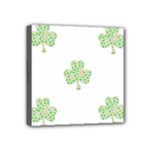 st patricks clover beer Mini Canvas 4  x 4  (Stretched)