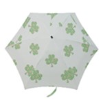 st patricks clover beer Mini Folding Umbrella