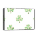 st patricks clover beer Deluxe Canvas 18  x 12  (Stretched)