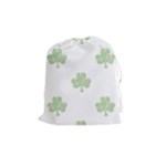 st patricks clover beer Drawstring Pouch (Medium)