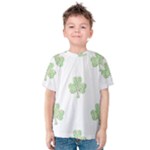 st patricks clover beer Kids  Cotton Tee