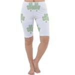 st patricks clover beer Cropped Leggings 