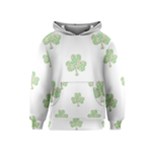 st patricks clover beer Kids  Pullover Hoodie