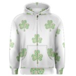 st patricks clover beer Men s Zipper Hoodie