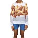 Poutine Kids  Long Sleeve Swimwear