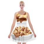 Poutine Velvet Skater Dress