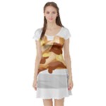 Poutine Short Sleeve Skater Dress