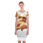 Poutine Classic Short Sleeve Midi Dress