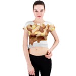 Poutine Crew Neck Crop Top