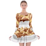 Poutine Long Sleeve Skater Dress