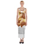 Poutine Fitted Maxi Dress