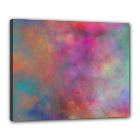 Rainbow Clouds Canvas 20  x 16  (Stretched) from ArtsNow.com