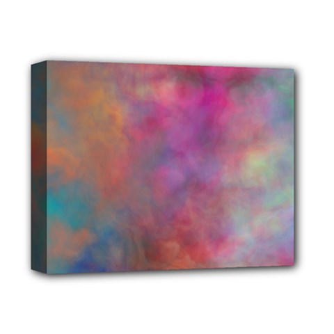 Rainbow Clouds Deluxe Canvas 14  x 11  (Stretched) from ArtsNow.com