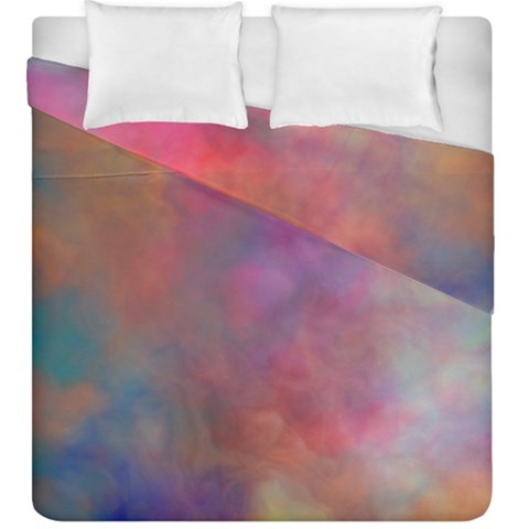 Rainbow Clouds Duvet Cover Double Side (King Size) from ArtsNow.com