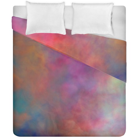 Rainbow Clouds Duvet Cover Double Side (California King Size) from ArtsNow.com